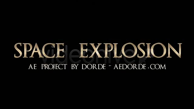 Space Logo Explosion - Download Videohive 1517310