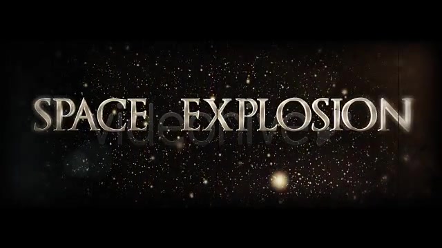 Space Logo Explosion - Download Videohive 1517310