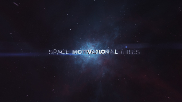 Space Motivational Titles - Download Videohive 16613562