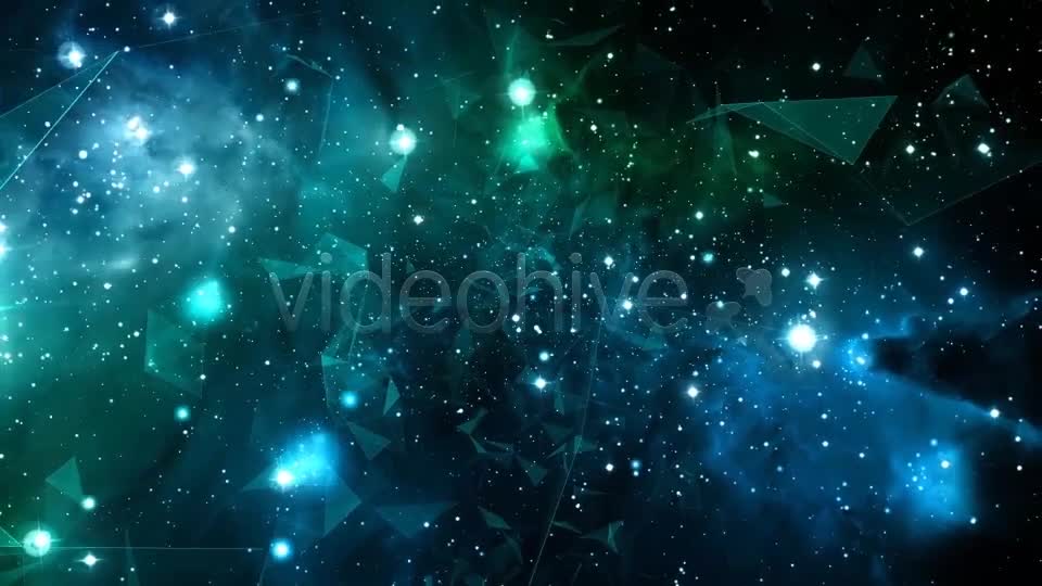 Space Nebulae Flight Background with Plexus Videohive 13708773 Motion Graphics Image 1