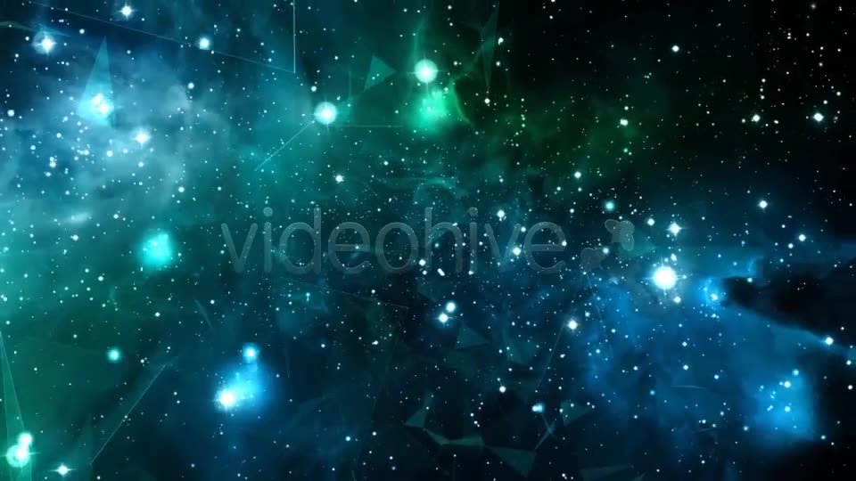 Space Nebulae Flight Background with Plexus Videohive 13708773 Motion Graphics Image 10