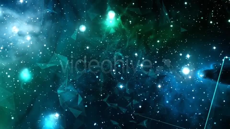 Space Nebulae Flight Background with Plexus Videohive 13708773 Motion Graphics Image 12