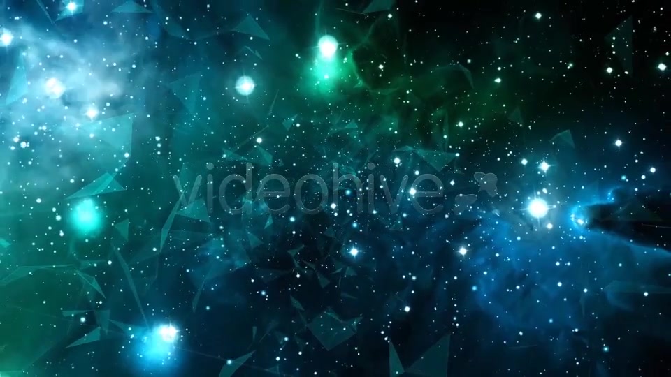 Space Nebulae Flight Background with Plexus Videohive 13708773 Motion Graphics Image 3