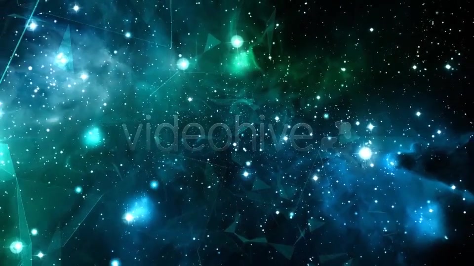 Space Nebulae Flight Background with Plexus Videohive 13708773 Motion Graphics Image 4