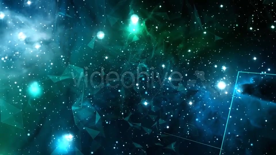 Space Nebulae Flight Background with Plexus Videohive 13708773 Motion Graphics Image 6