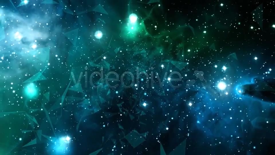 Space Nebulae Flight Background with Plexus Videohive 13708773 Motion Graphics Image 9