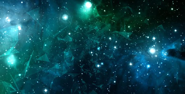 Space Nebulae Flight Background with Plexus - Videohive Download 13708773