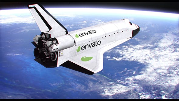 Space Shuttle over Earth - Download 16827680 Videohive
