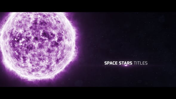 Space Stars Titles - Videohive 15735814 Download