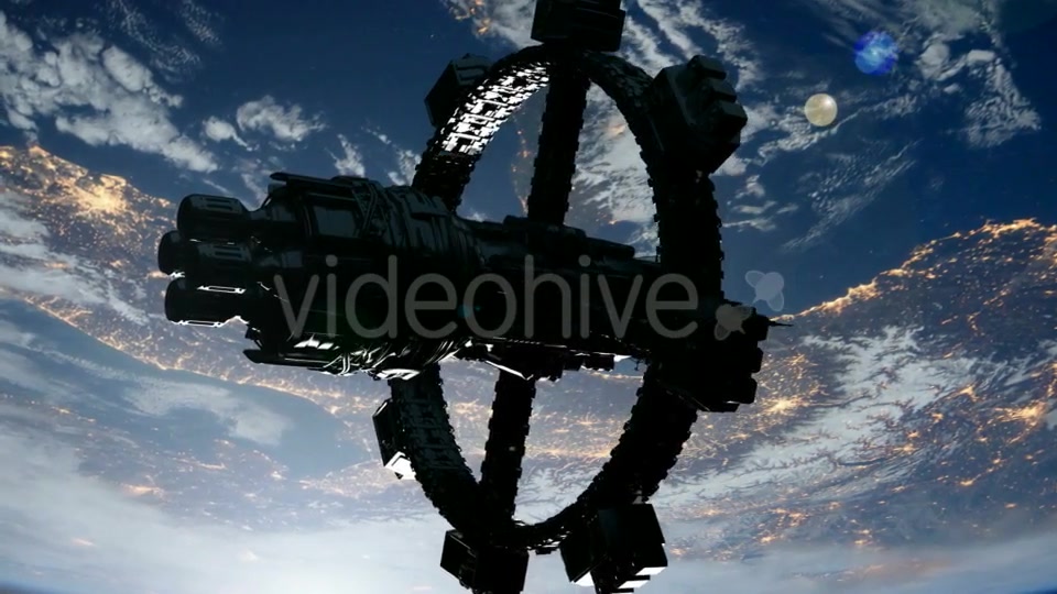 Space Station Orbiting Earth - Download Videohive 18533847