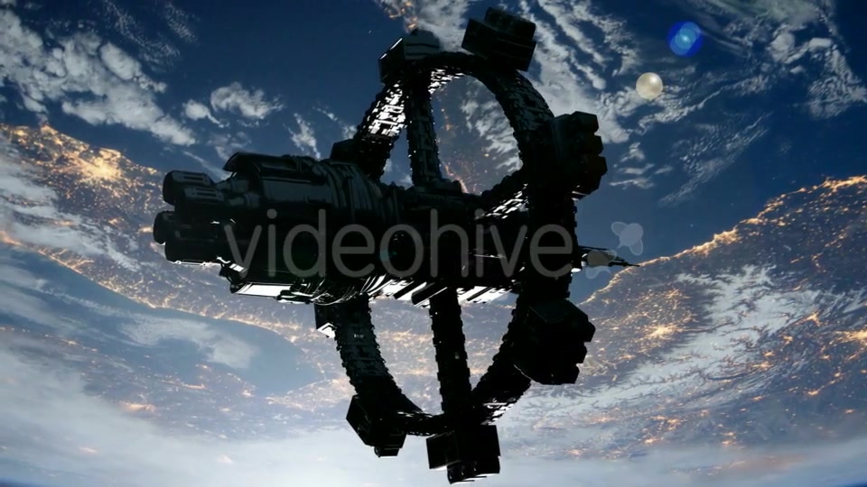 Space Station Orbiting Earth - Download Videohive 18533847