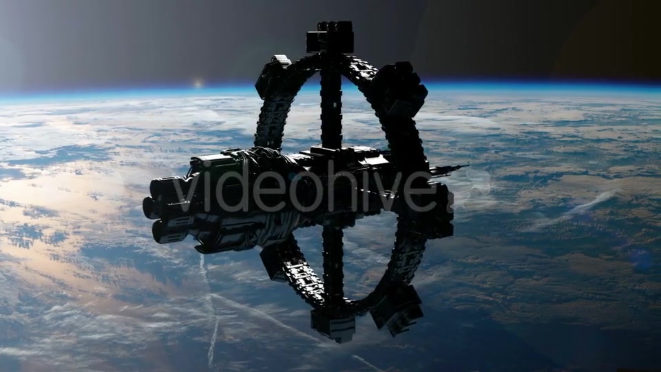 Space Station Orbiting Earth - Download Videohive 18708516