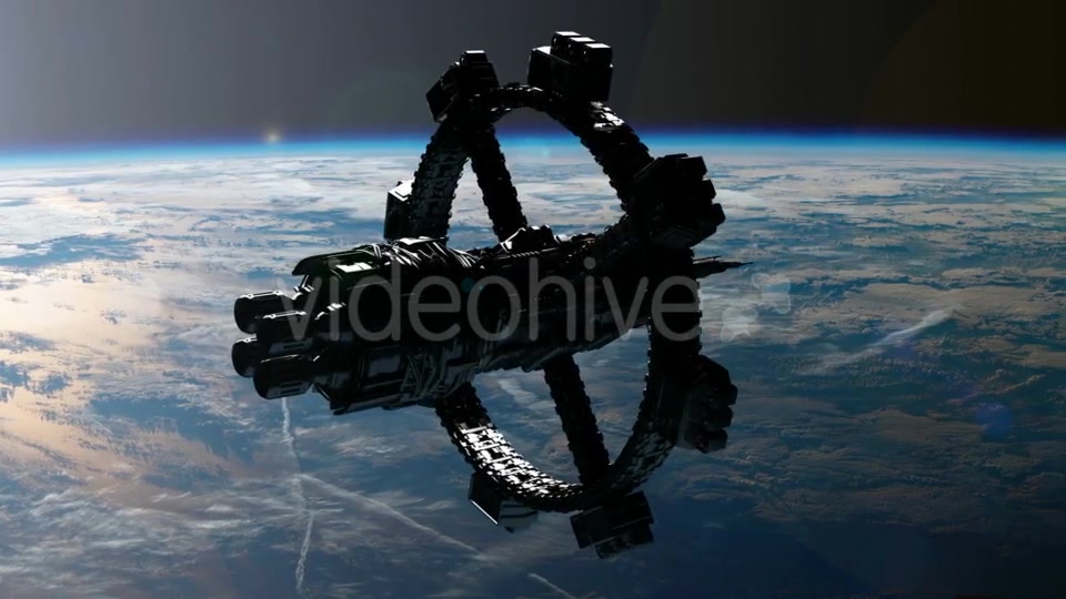 Space Station Orbiting Earth - Download Videohive 18708516