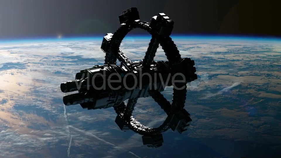 Space Station Orbiting Earth - Download Videohive 18708516