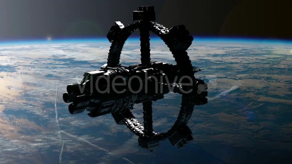 Space Station Orbiting Earth - Download Videohive 18708516