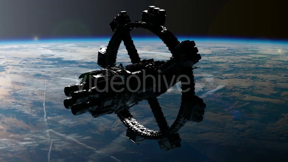 Space Station Orbiting Earth - Download Videohive 18708516