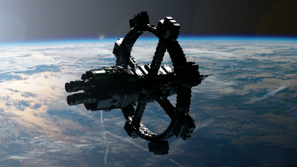 Space Station Orbiting Earth - Download Videohive 18708516