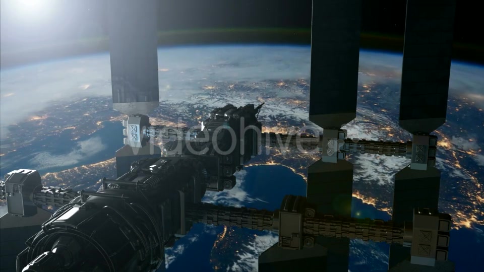 Space Station Orbiting Earth - Download Videohive 18963974
