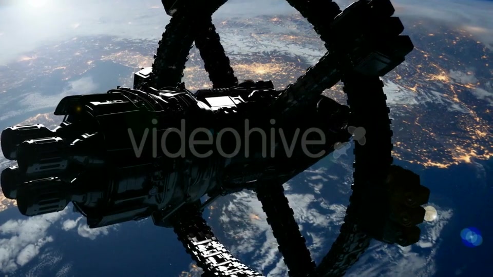Space Station Orbiting Earth - Download Videohive 18964023
