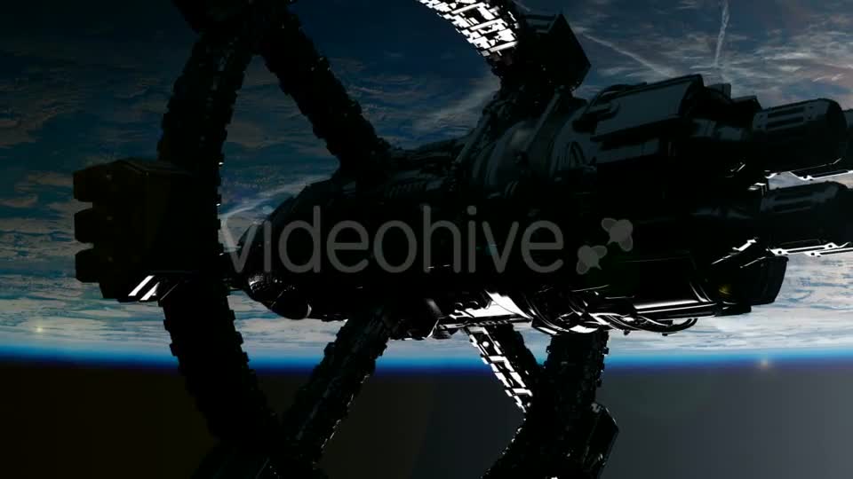 Space Station Orbiting Earth - Download Videohive 19318027