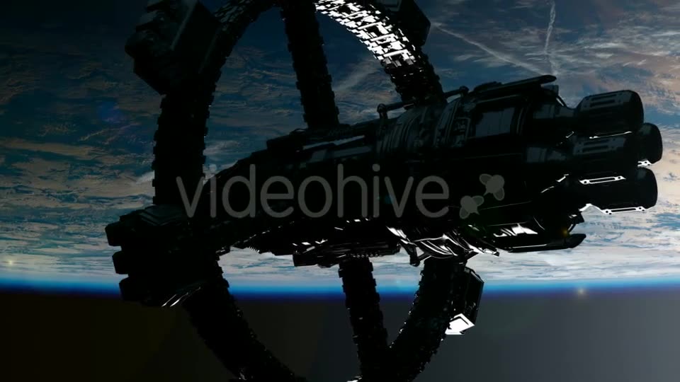 Space Station Orbiting Earth - Download Videohive 19318027