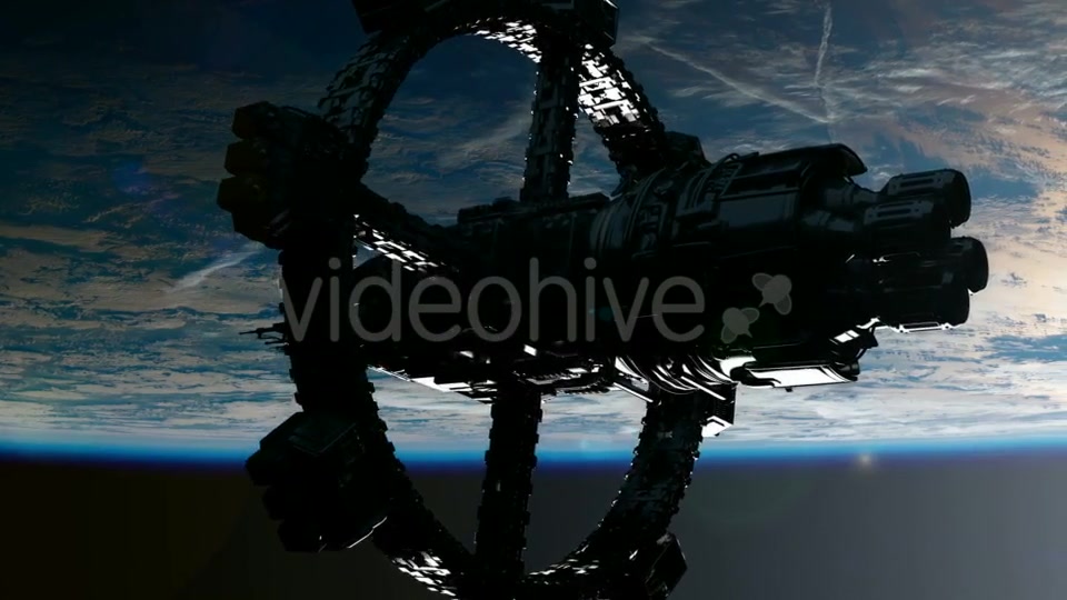 Space Station Orbiting Earth - Download Videohive 19318027