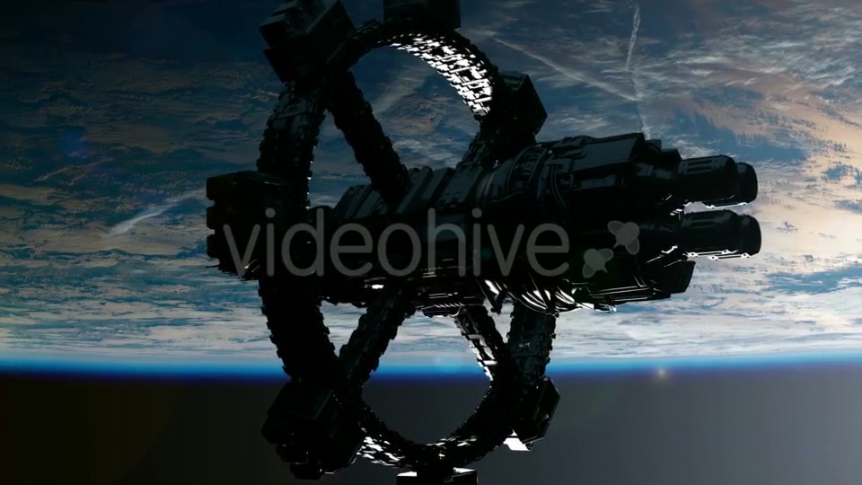 Space Station Orbiting Earth - Download Videohive 19318027