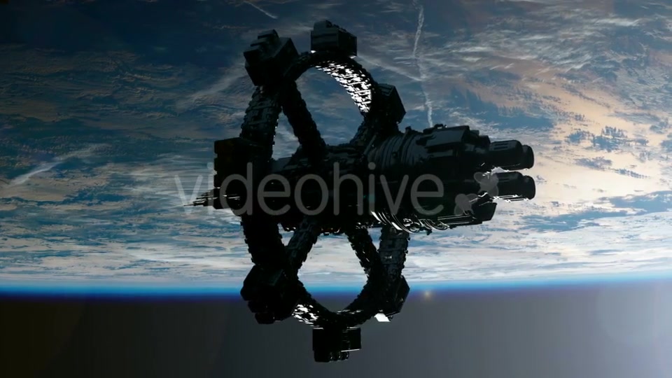 Space Station Orbiting Earth - Download Videohive 19318027