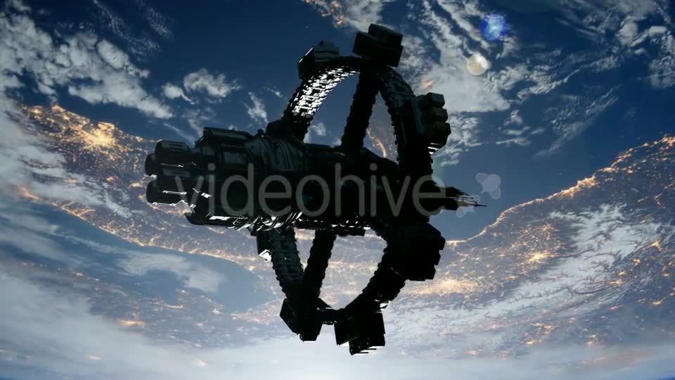 Space Station Orbiting Earth - Download Videohive 19340355