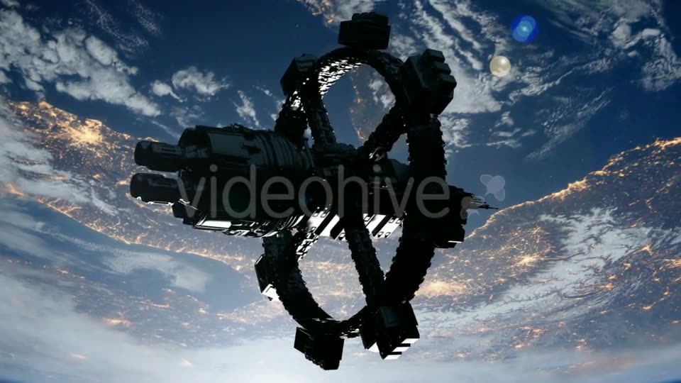 Space Station Orbiting Earth - Download Videohive 19340355