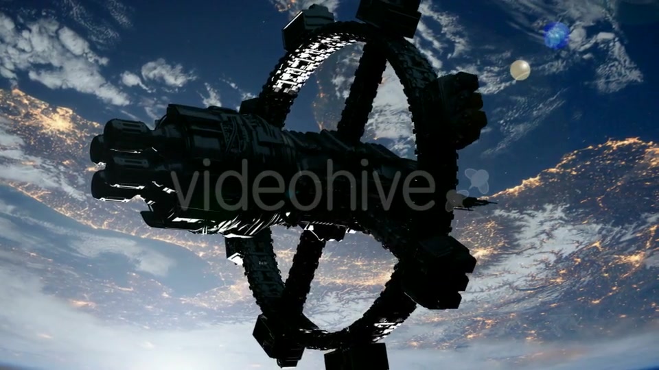 Space Station Orbiting Earth - Download Videohive 19340355