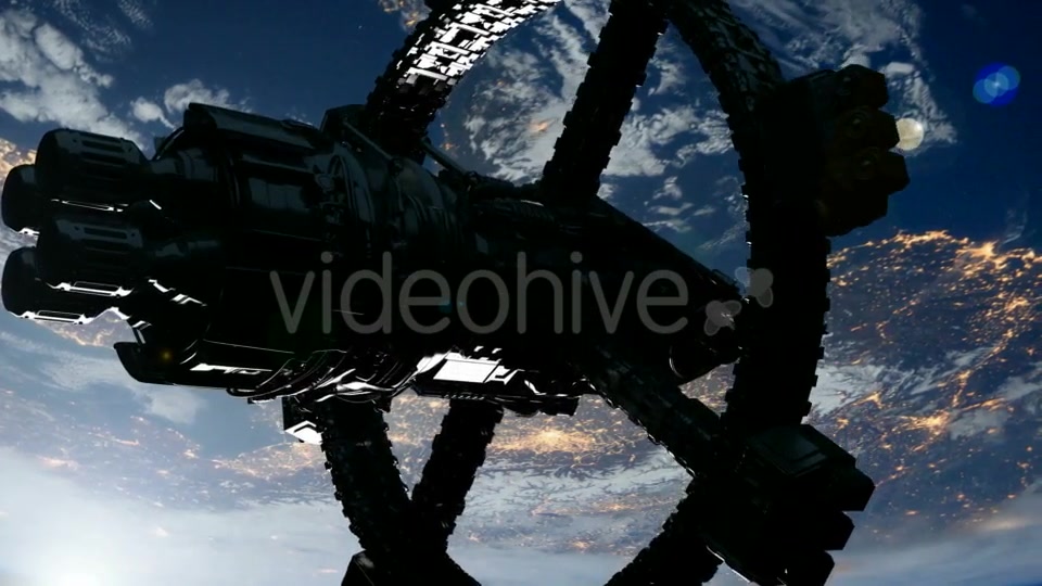 Space Station Orbiting Earth - Download Videohive 19340355