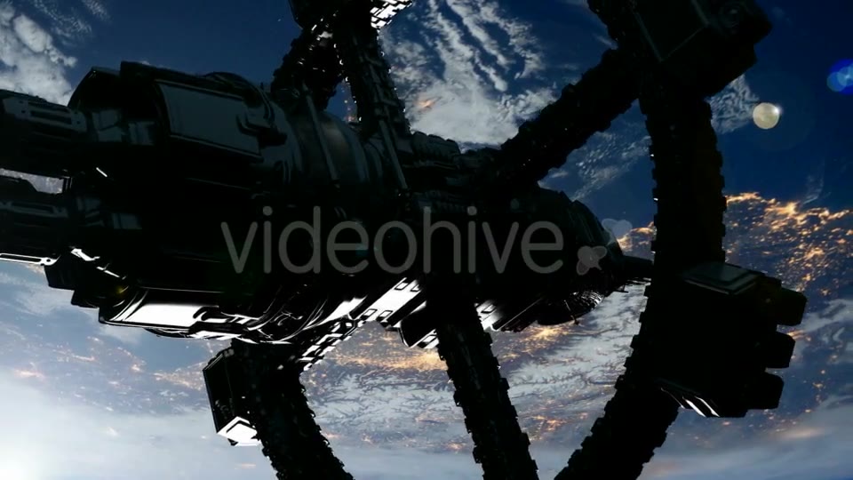 Space Station Orbiting Earth - Download Videohive 19340355