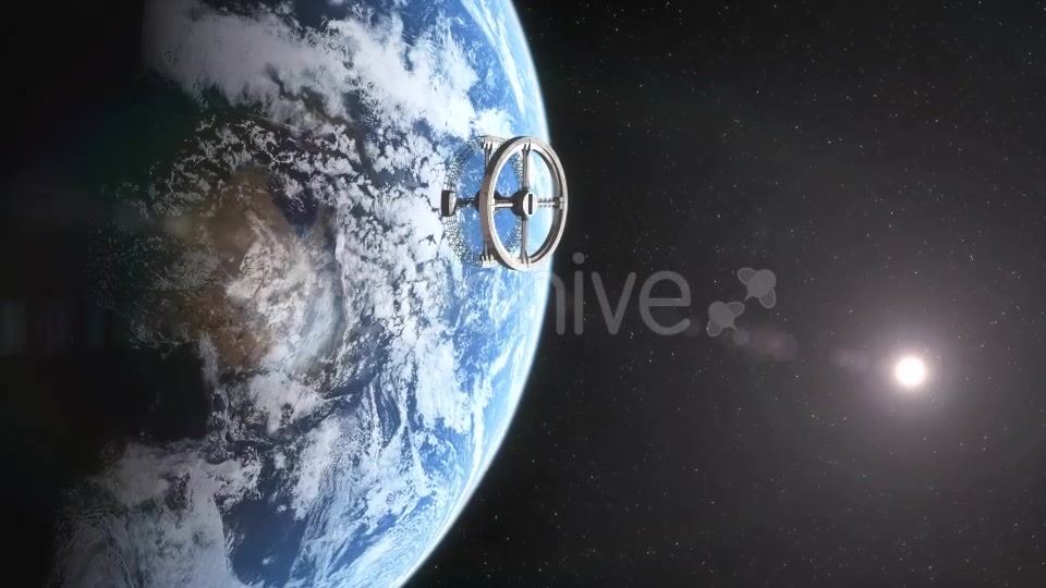 Space Station Orbiting Earth - Download Videohive 19752965