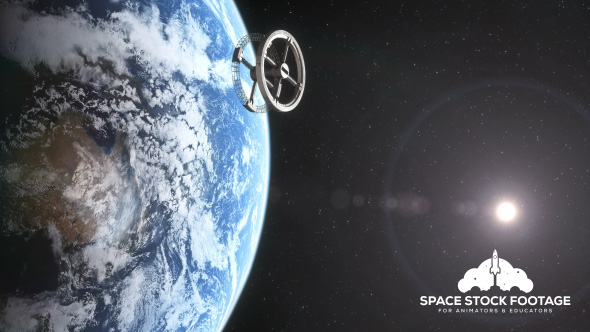 Space Station Orbiting Earth - Download Videohive 19752965