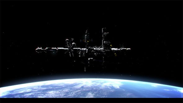 Space Station over Earth - 14648823 Download Videohive