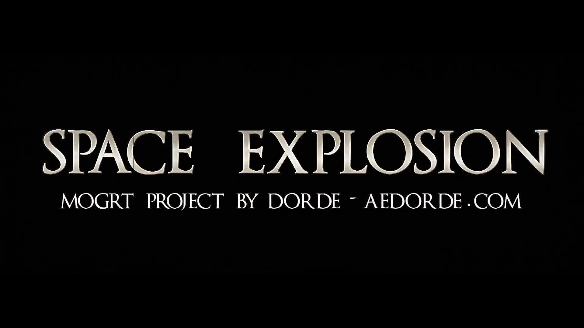 Space Title Explosion (Mogrt) Videohive 23967473 Premiere Pro Image 10