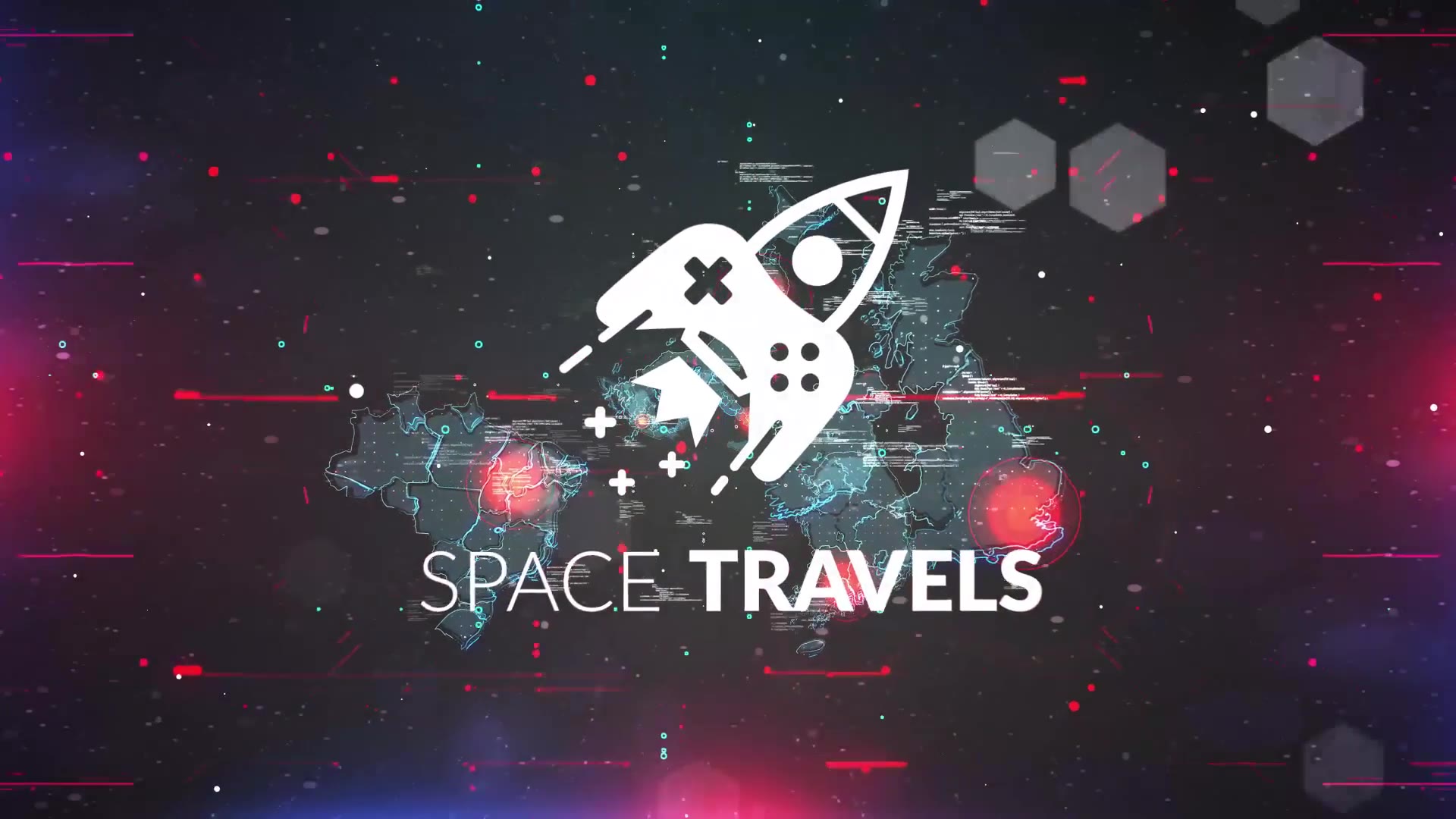 Проект ае Travel. Space Technology. Youtube Preview image Template Space.