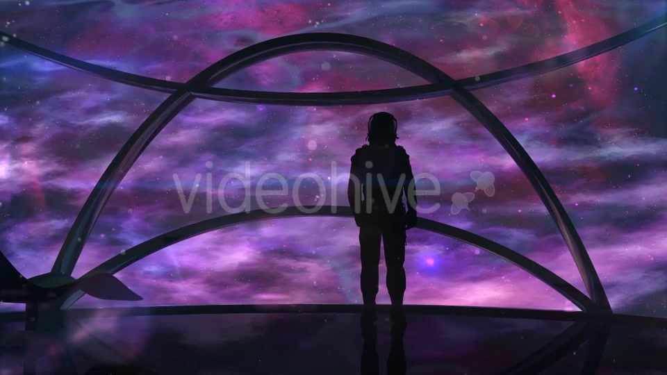 Space With A Lonely Astronaut - Download Videohive 20546603