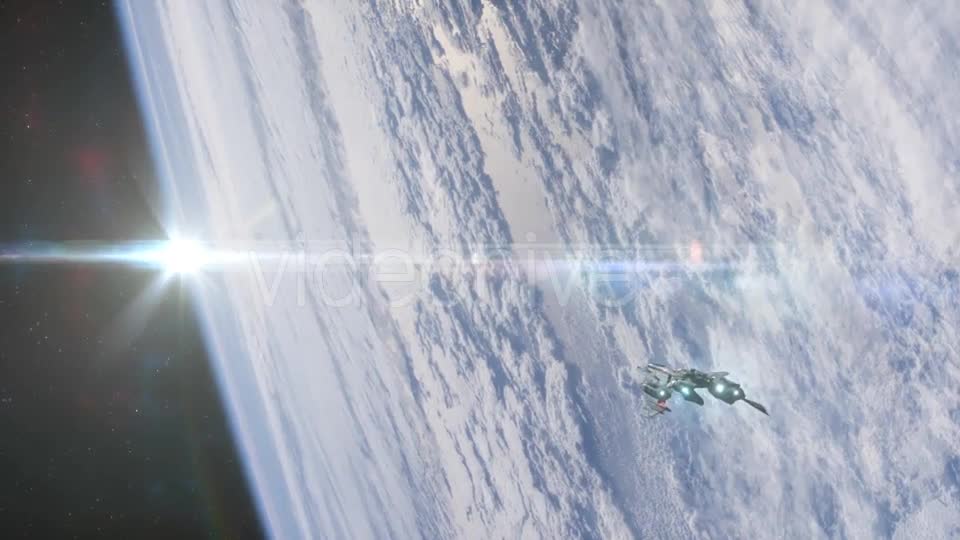 Spaceship in Orbit - Download Videohive 12695650