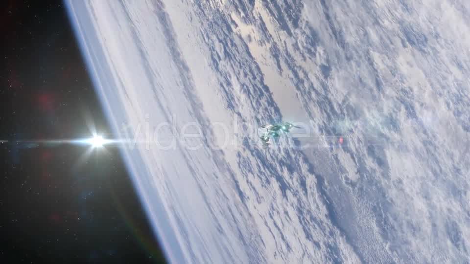 Spaceship in Orbit - Download Videohive 12695650