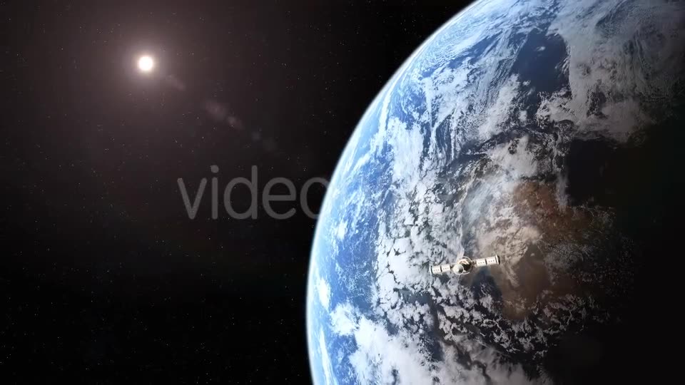 Spaceship Leaving Earth - Download Videohive 19781334