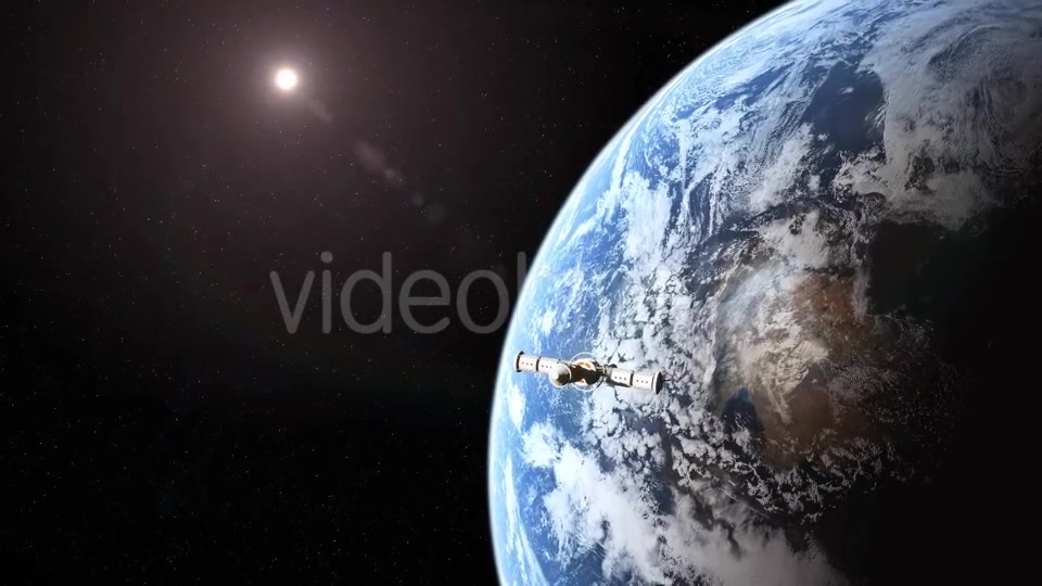 Spaceship Leaving Earth - Download Videohive 19781334