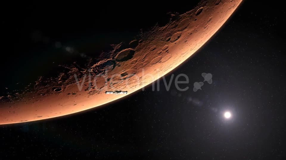 Spaceship Leaving Mars - Download Videohive 19802243