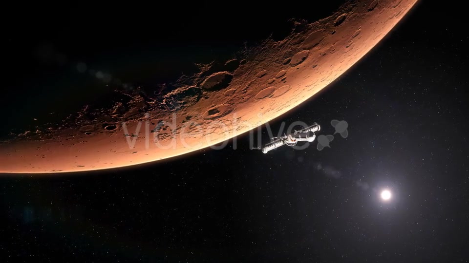 Spaceship Leaving Mars - Download Videohive 19802243