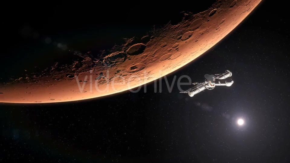 Spaceship Leaving Mars - Download Videohive 19802277
