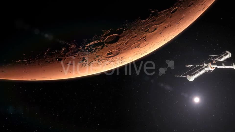 Spaceship Leaving Mars - Download Videohive 19802277