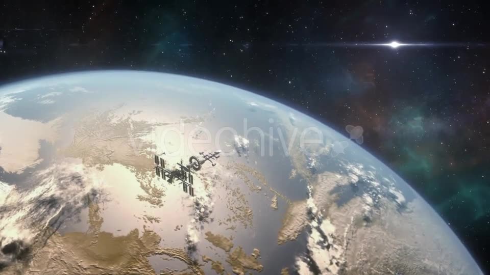 Spaceship Orbiting Exoplanet - Download Videohive 18821849