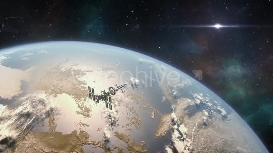 Spaceship Orbiting Exoplanet - Download Videohive 18821849