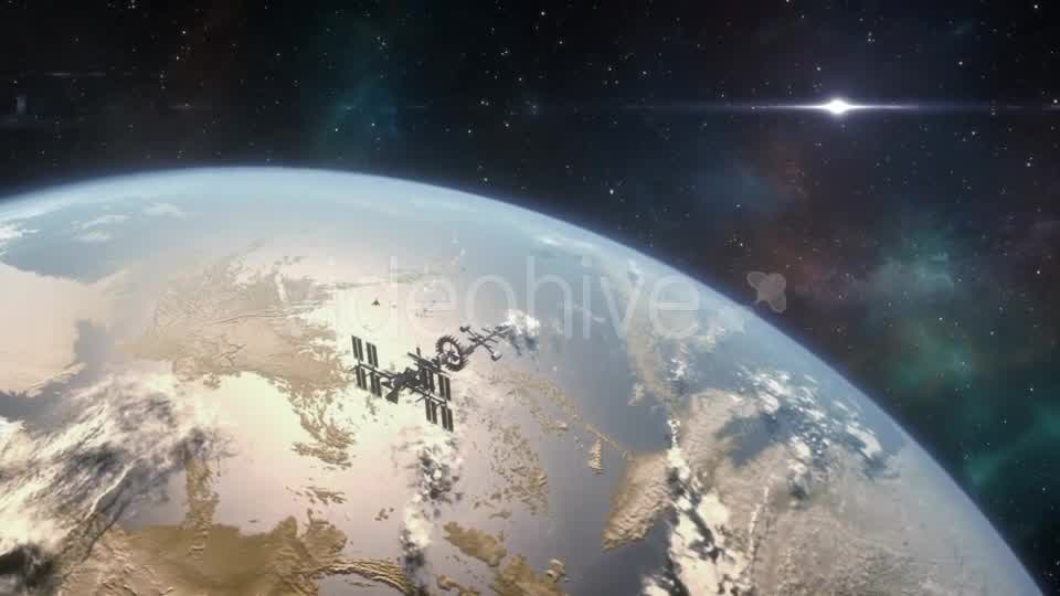 Spaceship Orbiting Exoplanet - Download Videohive 18821849